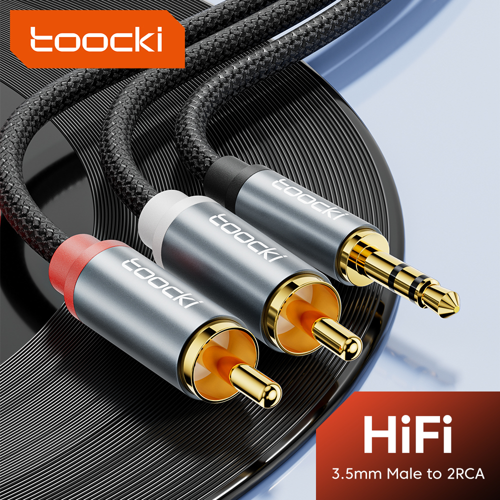Home Cinema Amplifier - Toocki RCA Cable HiFi Stereo 3.5mm