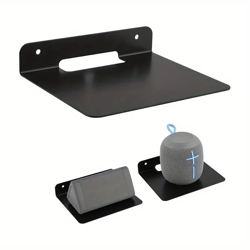 Wall Mount Speaker - Wall Mounted Floating Bracket,Metal Speaker Shelf