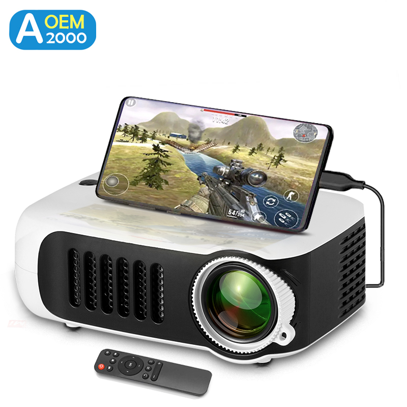 Home Cinema Focal - A2000 Mini Projector Portable Home Cinema
