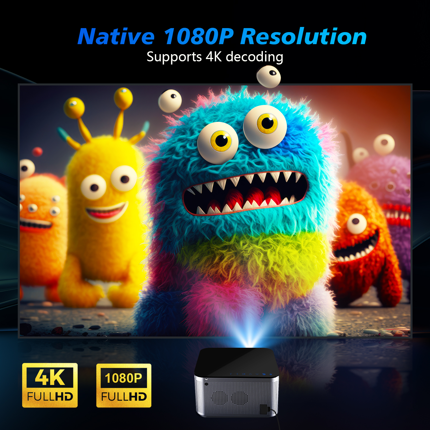 Magcubic HY350 Pro 580ANSI Pro – Home Cinema Setup recenzja i cena