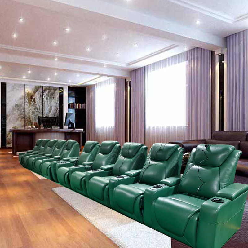 -Green Color Home Furniture 4  – Home Cinema Recliner Chairs recenzja i cena