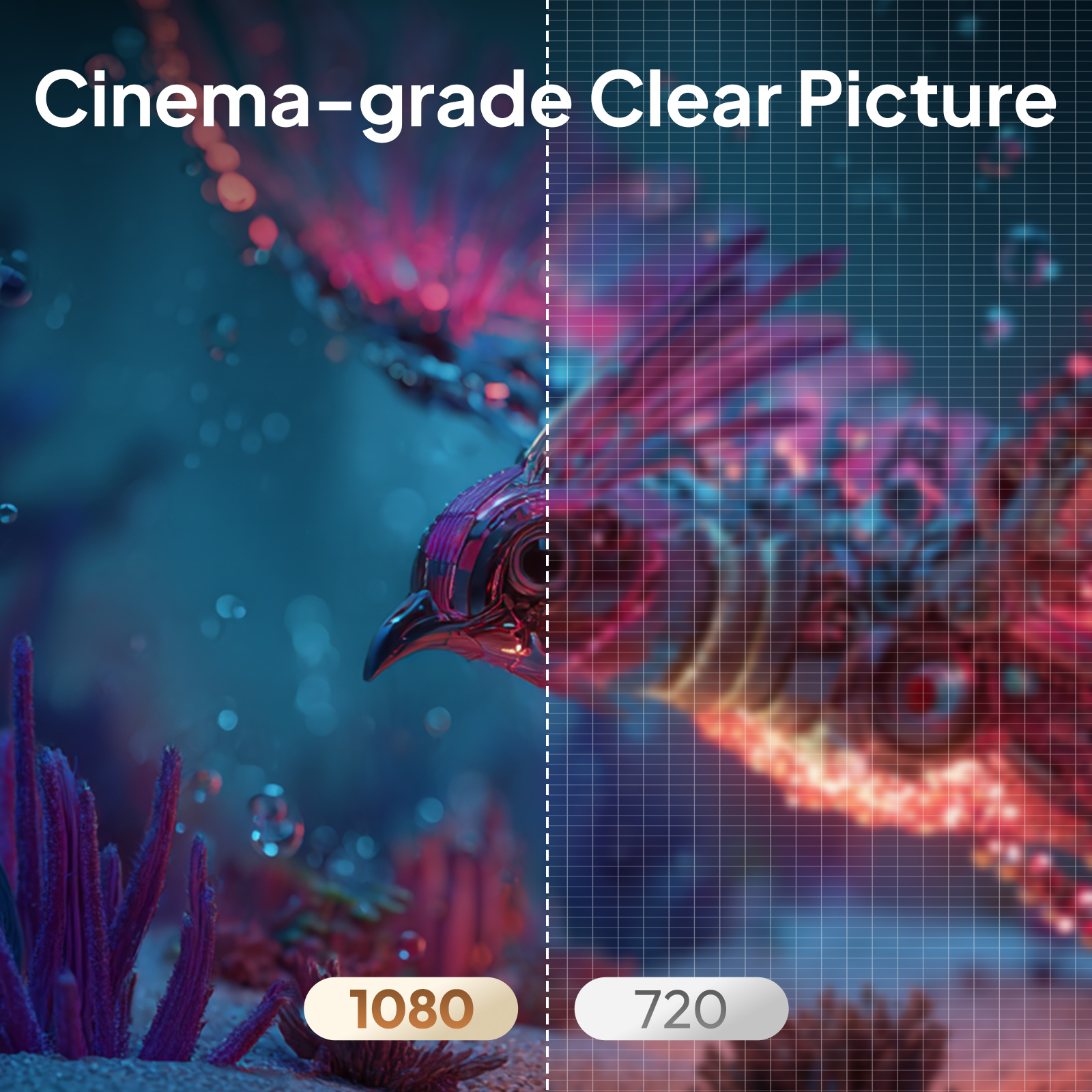 VEVSHAO 1080P Projector 4K A24 – Video Home Cinema recenzja i cena