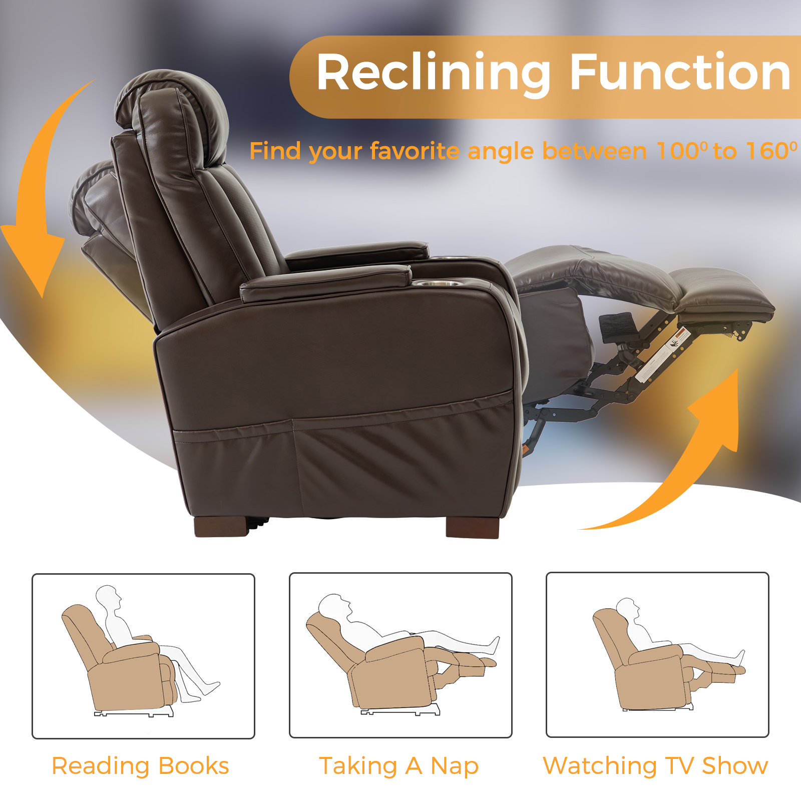 Hot Sale Theater Seating Sofa  – Home Cinema Recliner Chairs recenzja i cena