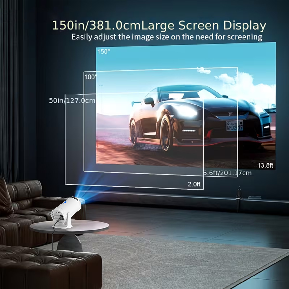 MAOHUTER X300 Projector Wired  – Video Home Cinema recenzja i cena
