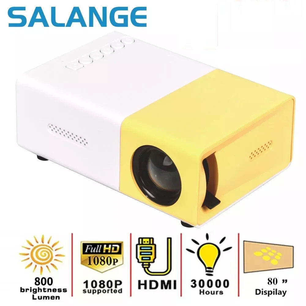 Salange Mini Projector YG300 P – Home Cinema Setup recenzja i cena
