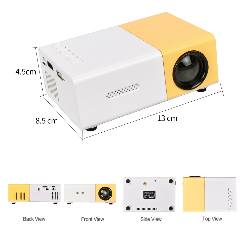 Salange Mini Projector YG300 P – Home Cinema Setup recenzja i cena
