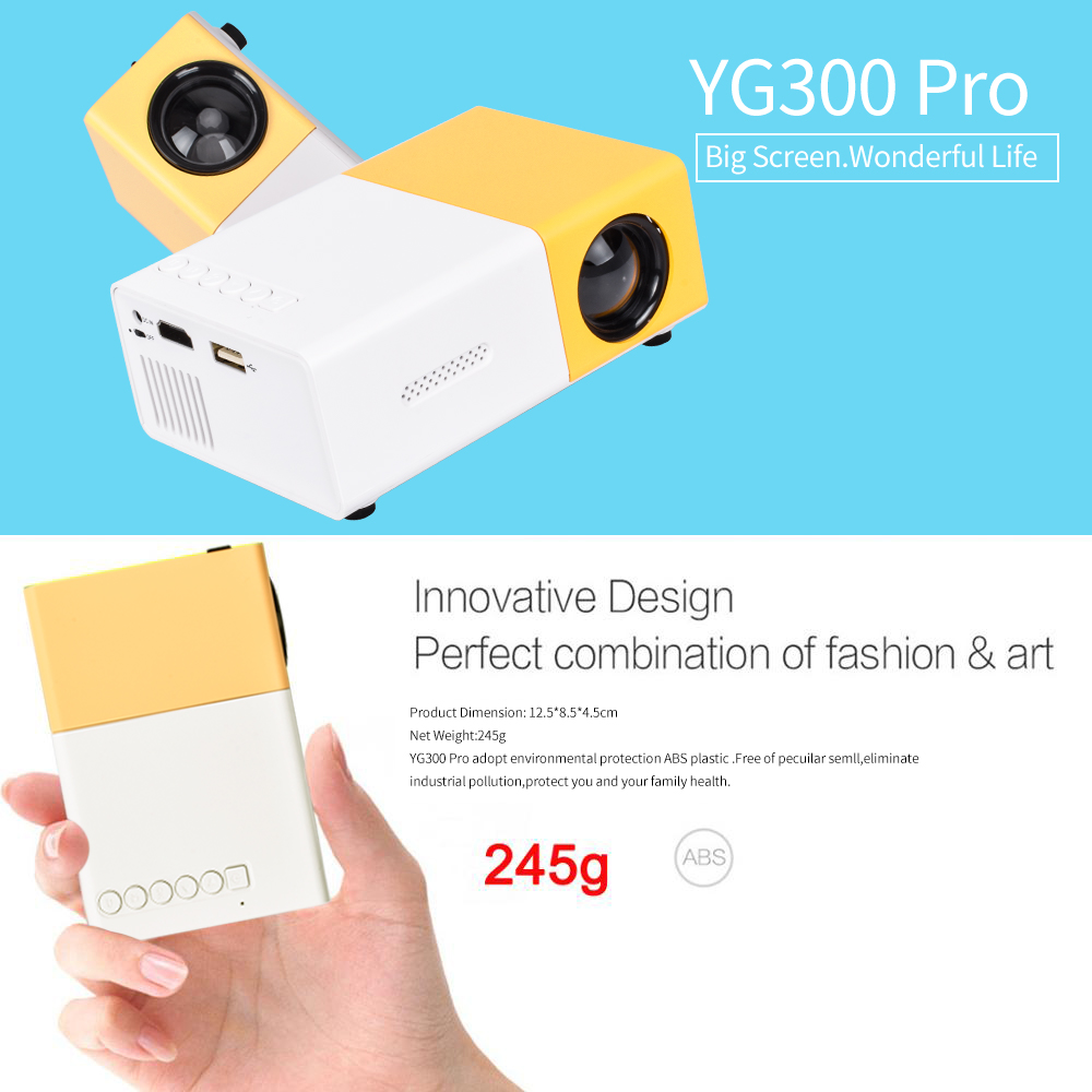 Salange Mini Projector YG300 P – Home Cinema Setup recenzja i cena
