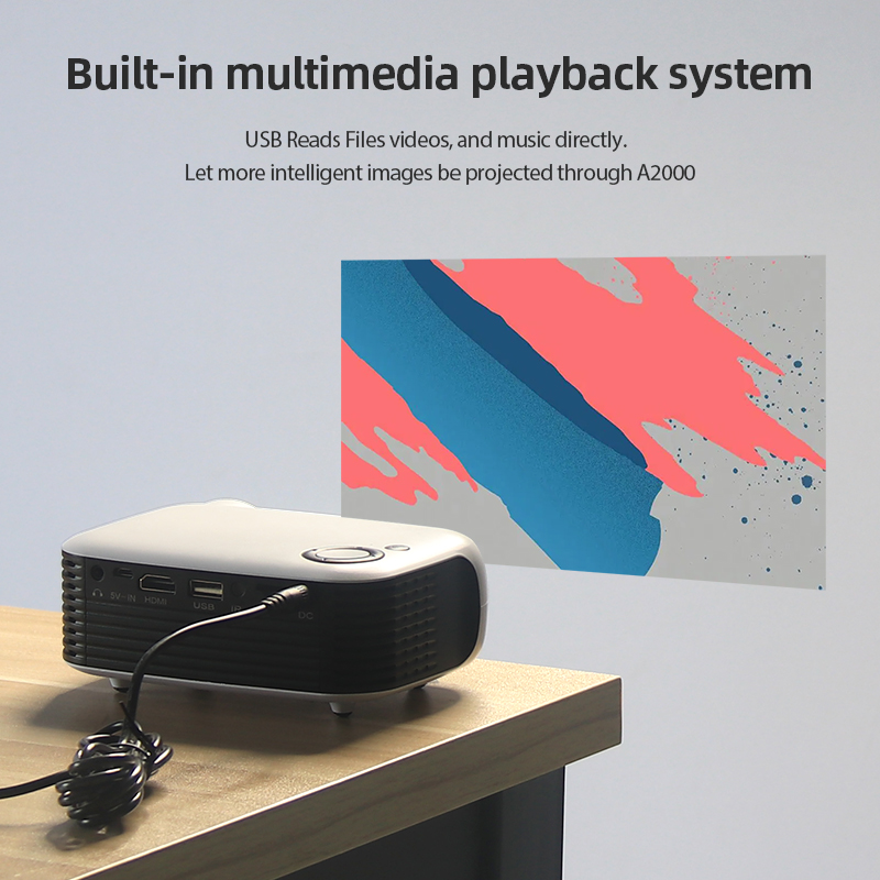 A2000 Mini Projector Portable  – Home Cinema Focal recenzja i cena