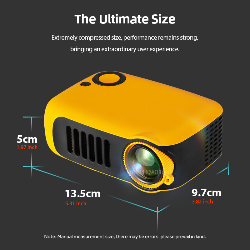 A2000 Mini Projector Portable  – Home Cinema Focal recenzja i cena