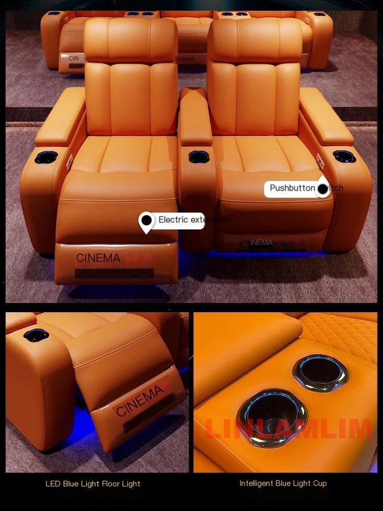 Linlimlam Luxury Genuine Leath – Home Cinema Recliner Chairs recenzja i cena