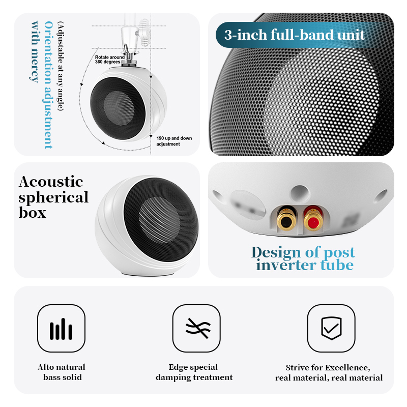 Oupushi ceiling mounted wall m – Wall Mount Speaker recenzja i cena