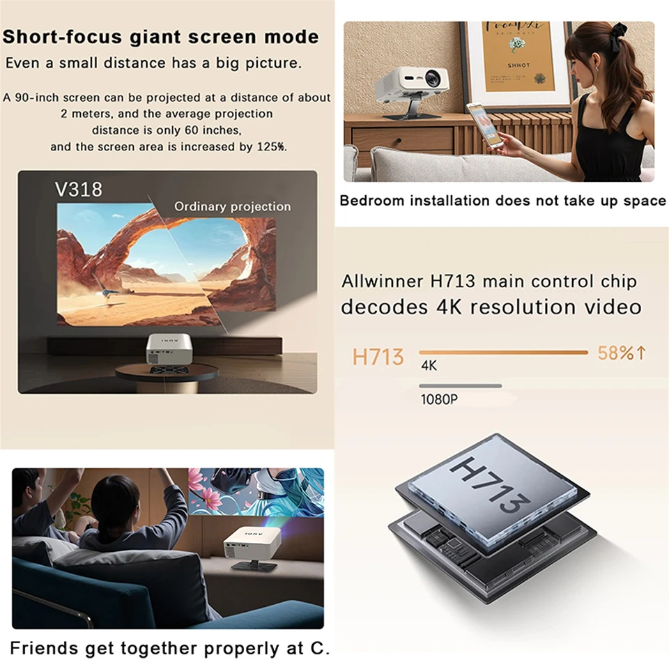 4K UHD Projector 35000 Lumens  – Home Cinema Focal recenzja i cena