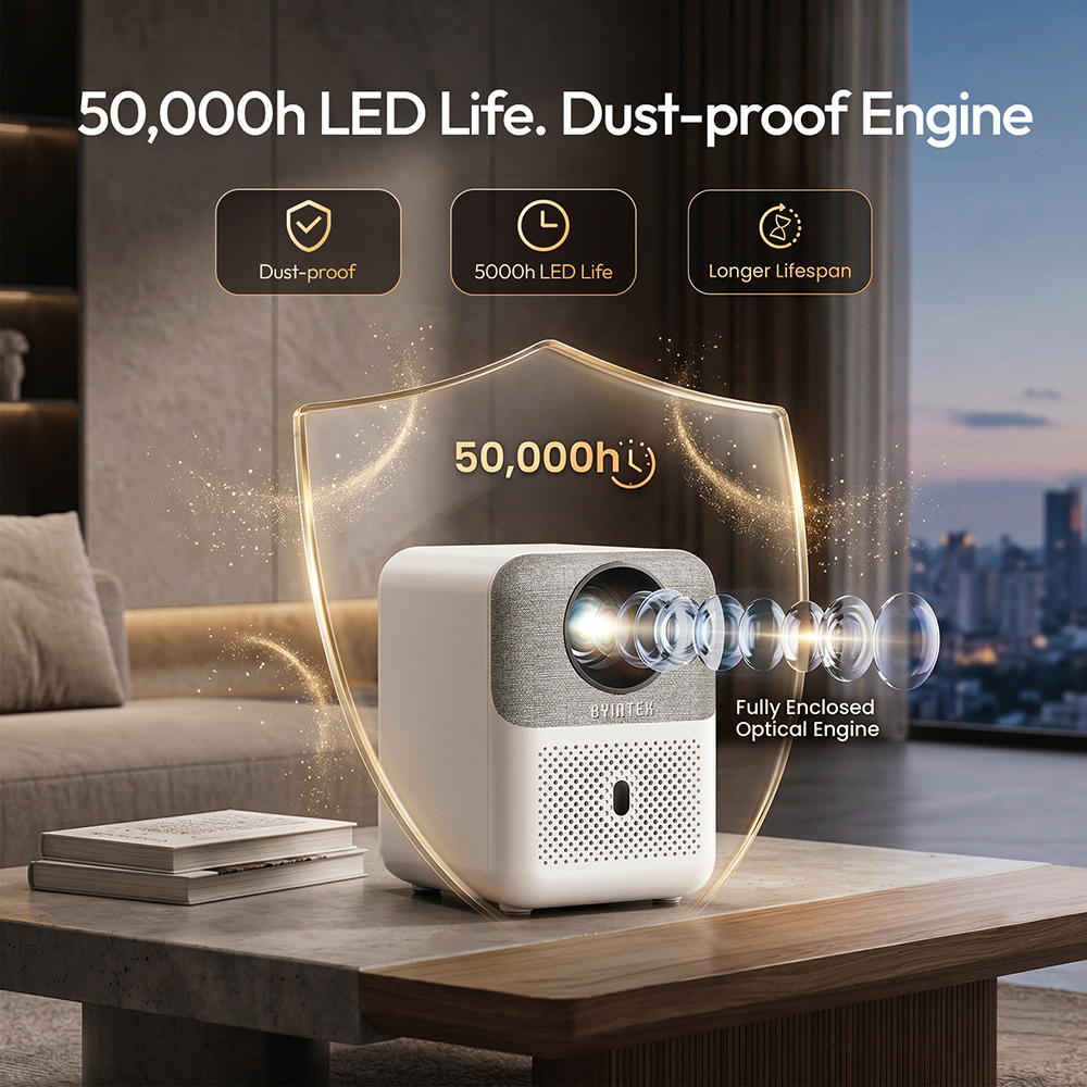 BYINTEK Full HD Mini Projector – Home Cinema Setup recenzja i cena