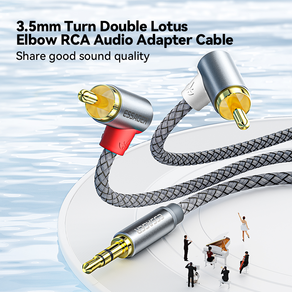 Essager 90 ° Angle RCA Audio S – Home Cinema Amplifier recenzja i cena