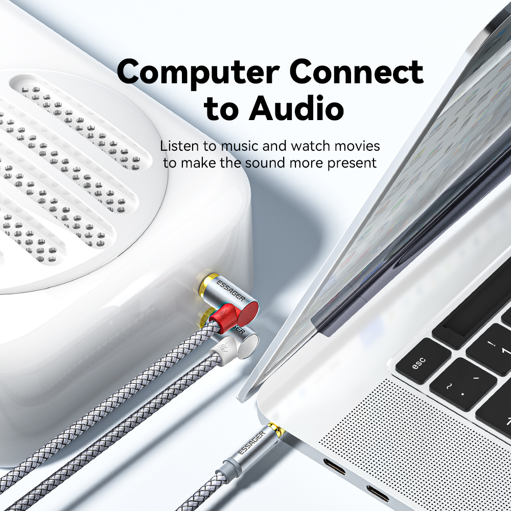 Essager 90 ° Angle RCA Audio S – Home Cinema Amplifier recenzja i cena