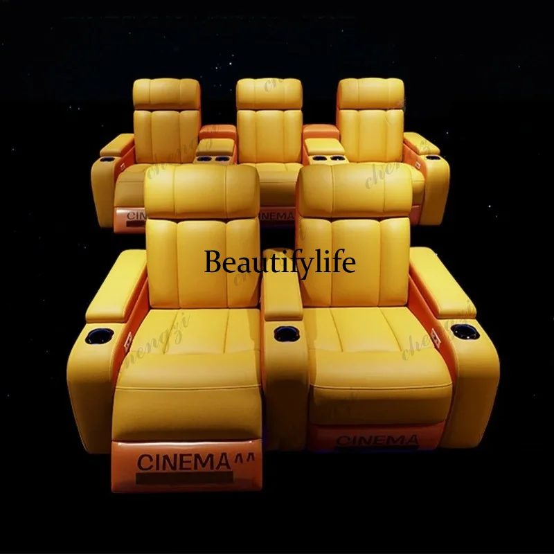 G153 Luxury Genuine Leather El – Home Cinema Recliner Chairs recenzja i cena