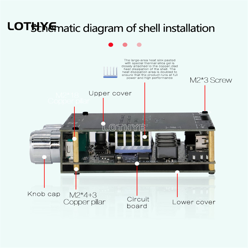 100w+100w Bluetooth 5.0 Power  – Home Cinema Amplifier recenzja i cena