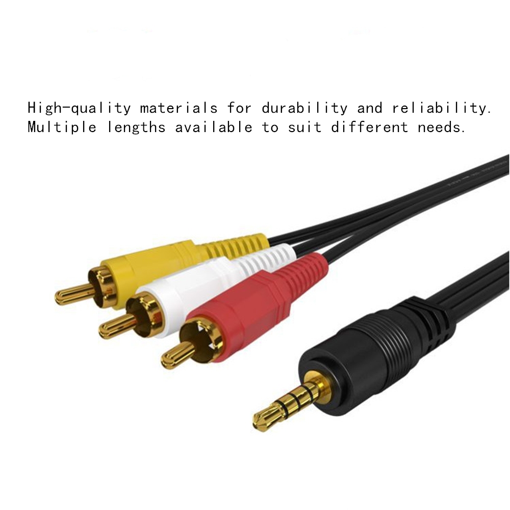 3.5mm to 3 RCA Audio Video Cab – Video Home Cinema recenzja i cena