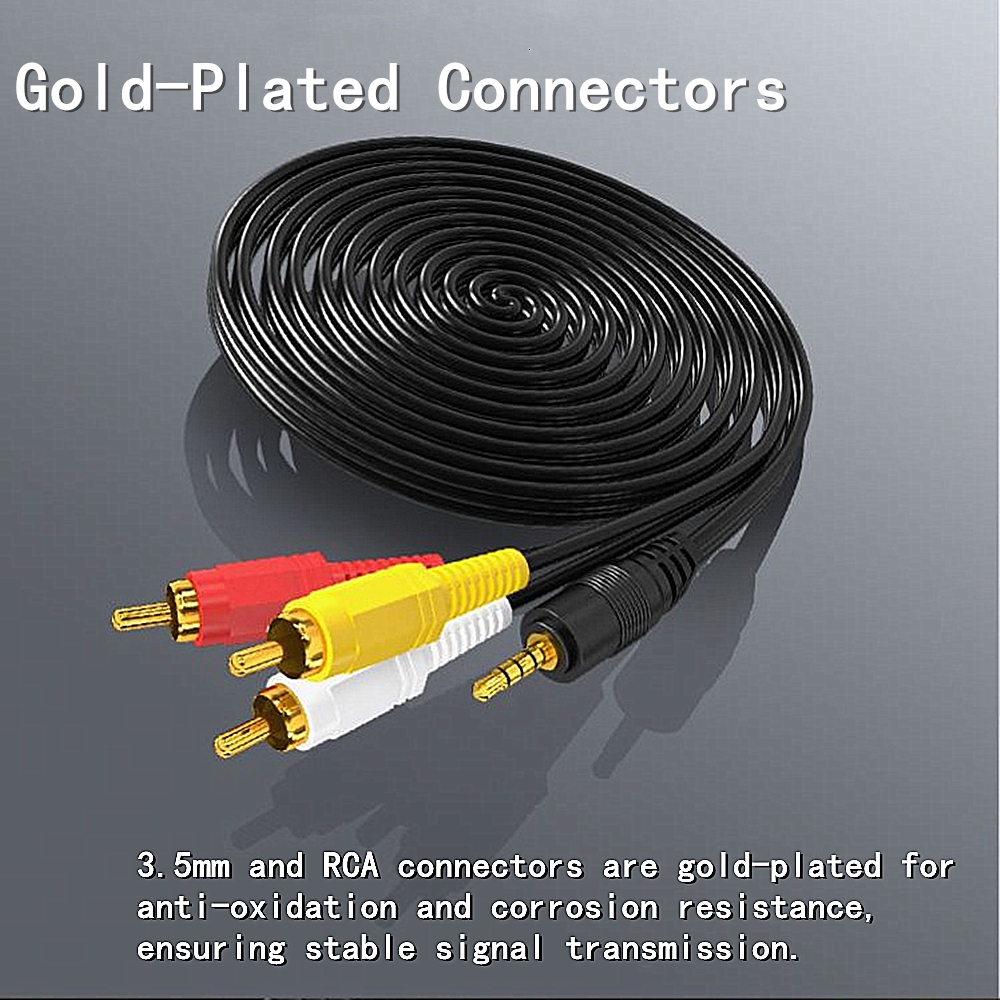 3.5mm to 3 RCA Audio Video Cab – Video Home Cinema recenzja i cena