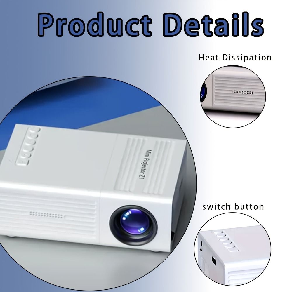 1080P Resolution Mini Projecto – Video Home Cinema recenzja i cena