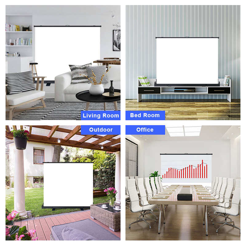 Portable Projector Screen Pull – Home Cinema Setup recenzja i cena