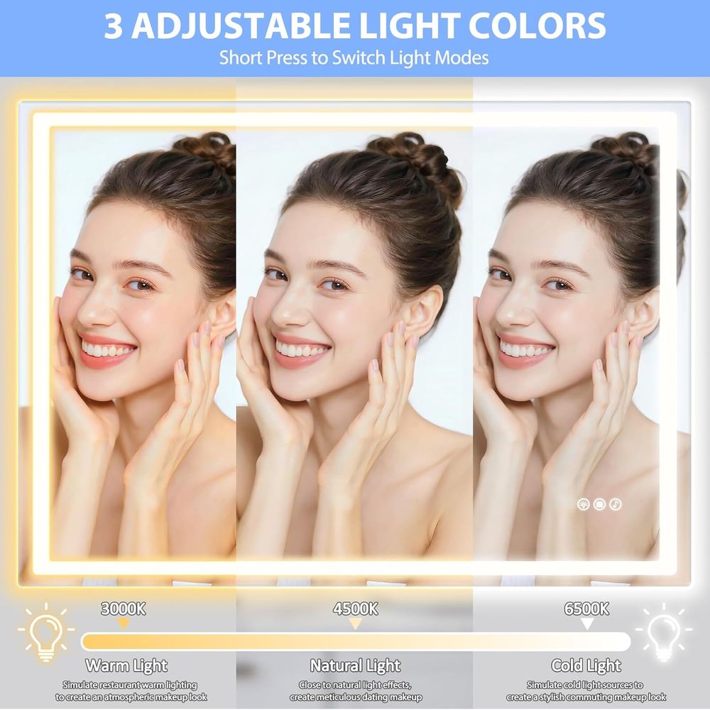 Wall-Mounted LED Vanity Mirror – Wall Mount Speaker recenzja i cena