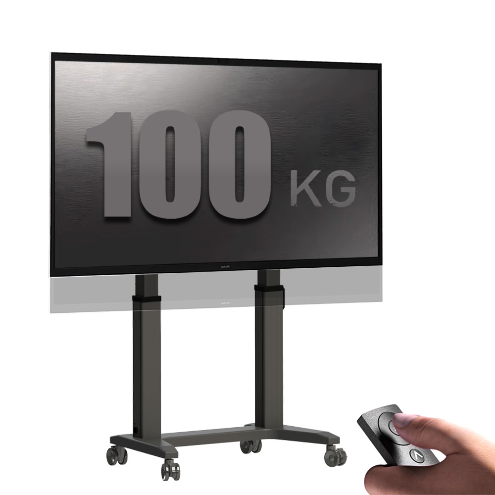 Motorized TV Floor Stand with  – Universal Remote Control recenzja i cena