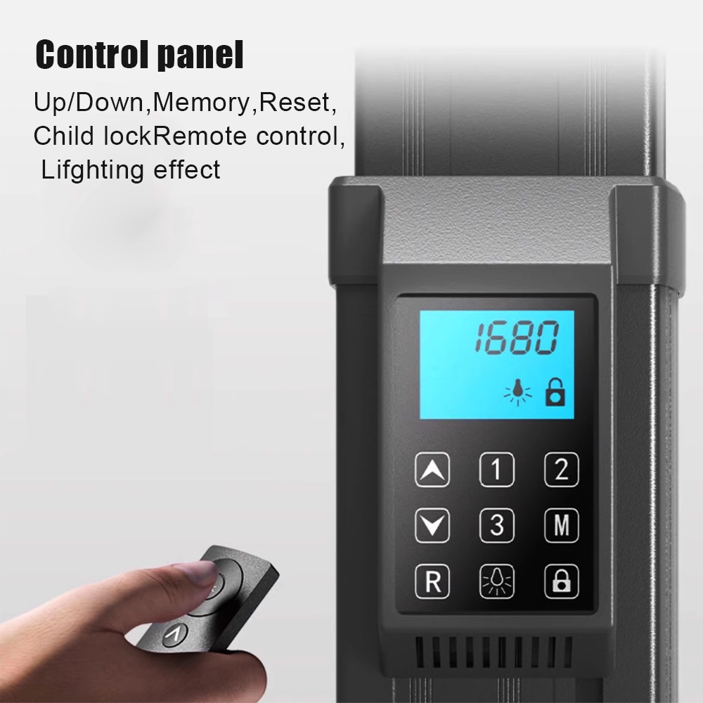 Motorized TV Floor Stand with  – Universal Remote Control recenzja i cena