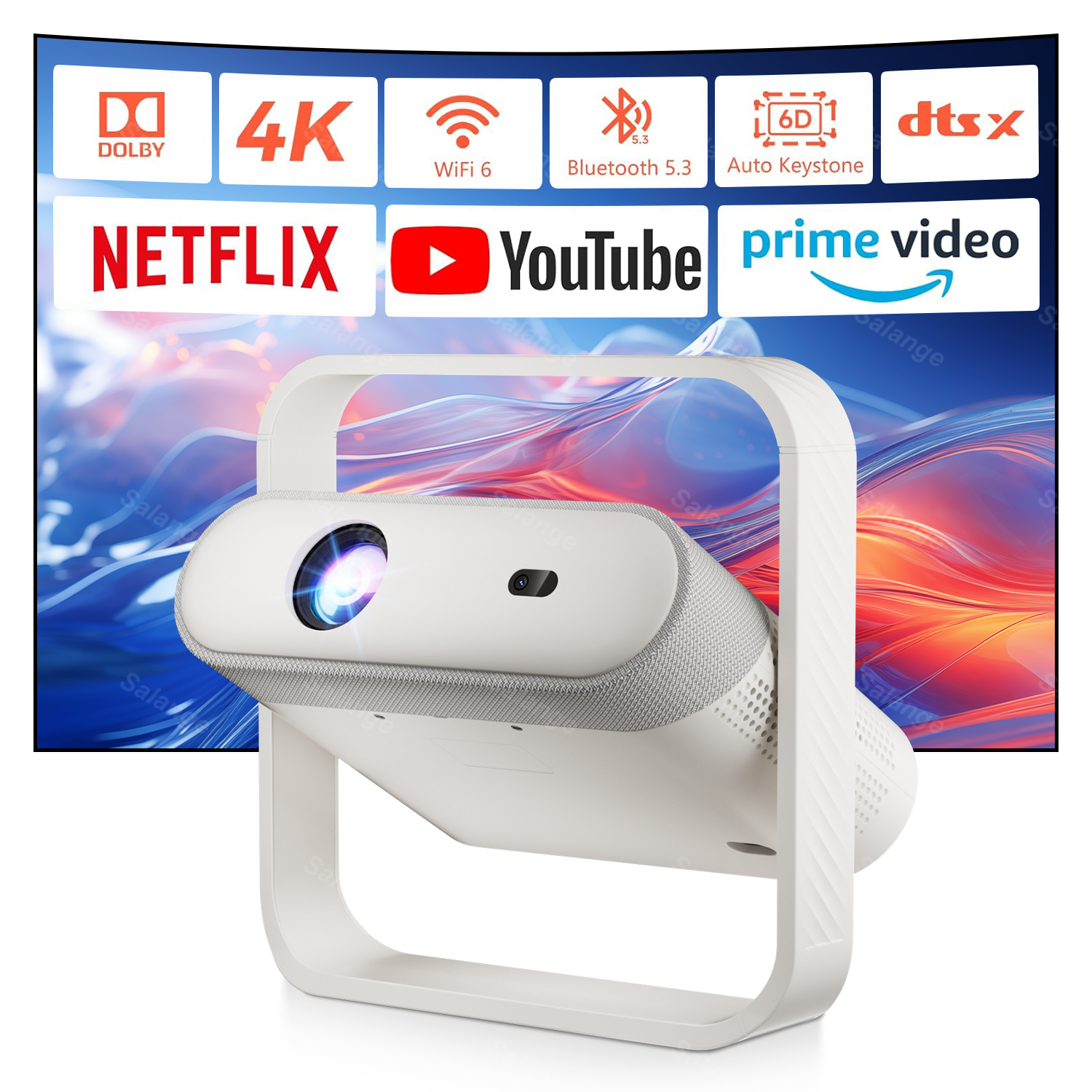 Salange 1080P Projector Androi – Home Cinema Setup recenzja i cena