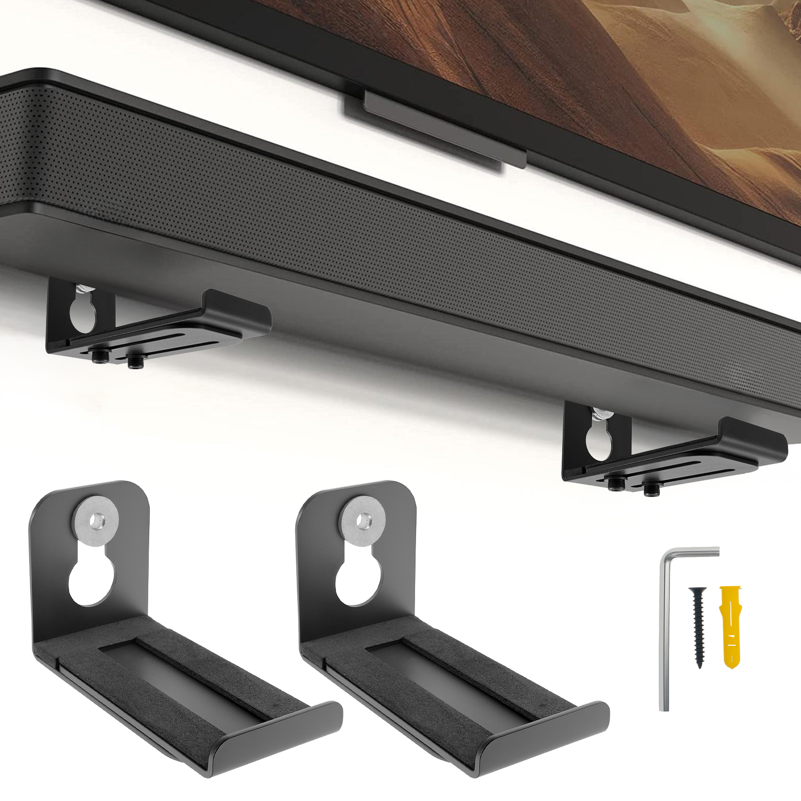 2Pcs Soundbar Speaker Stands W – Wall Mount Speaker recenzja i cena