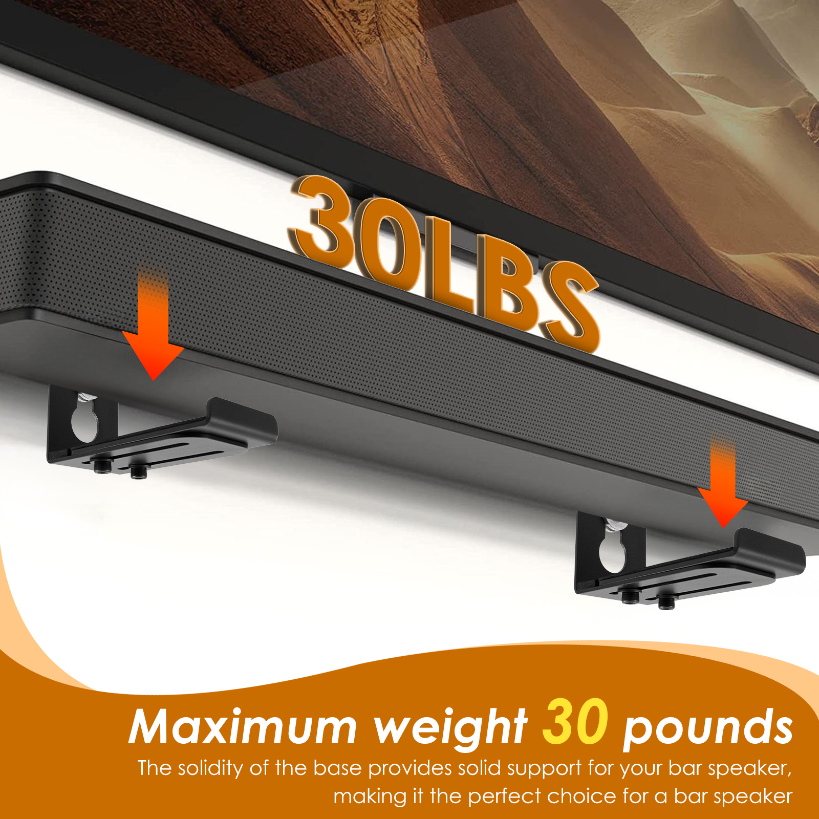 2Pcs Soundbar Speaker Stands W – Wall Mount Speaker recenzja i cena