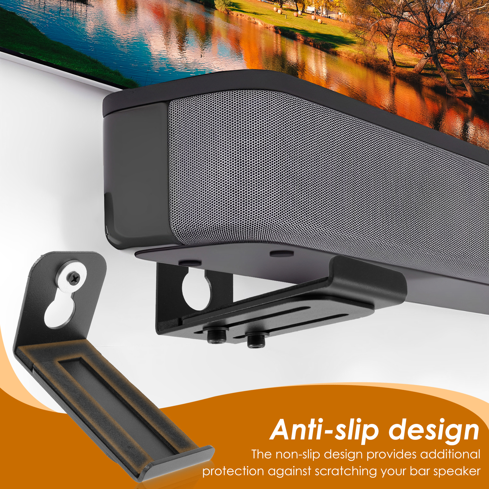 2Pcs Soundbar Speaker Stands W – Wall Mount Speaker recenzja i cena