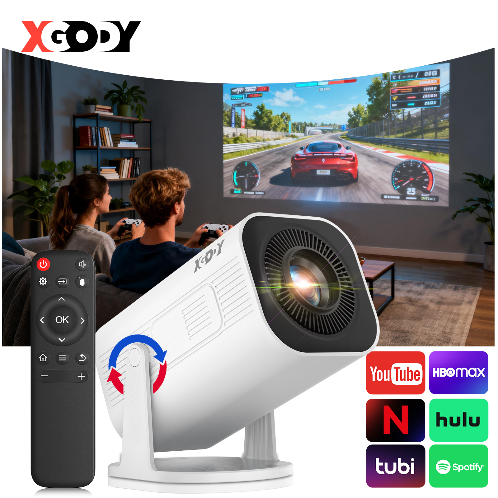 XGODY 300 ANSI Projector Smart – Home Cinema Focal recenzja i cena