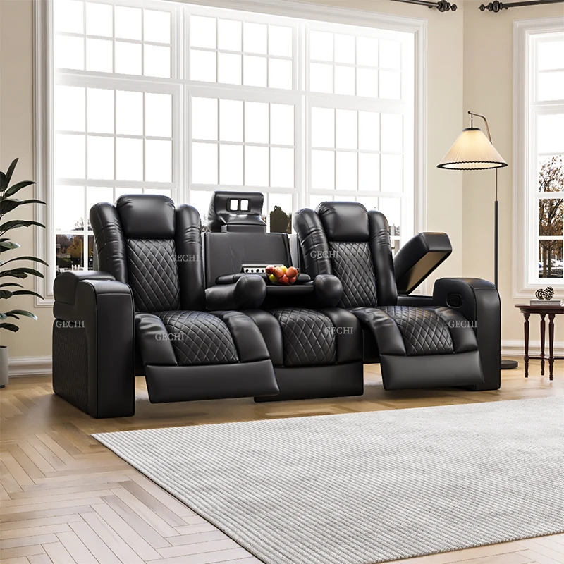 Luxury Theater Furniture Black – Home Cinema Recliner Chairs recenzja i cena