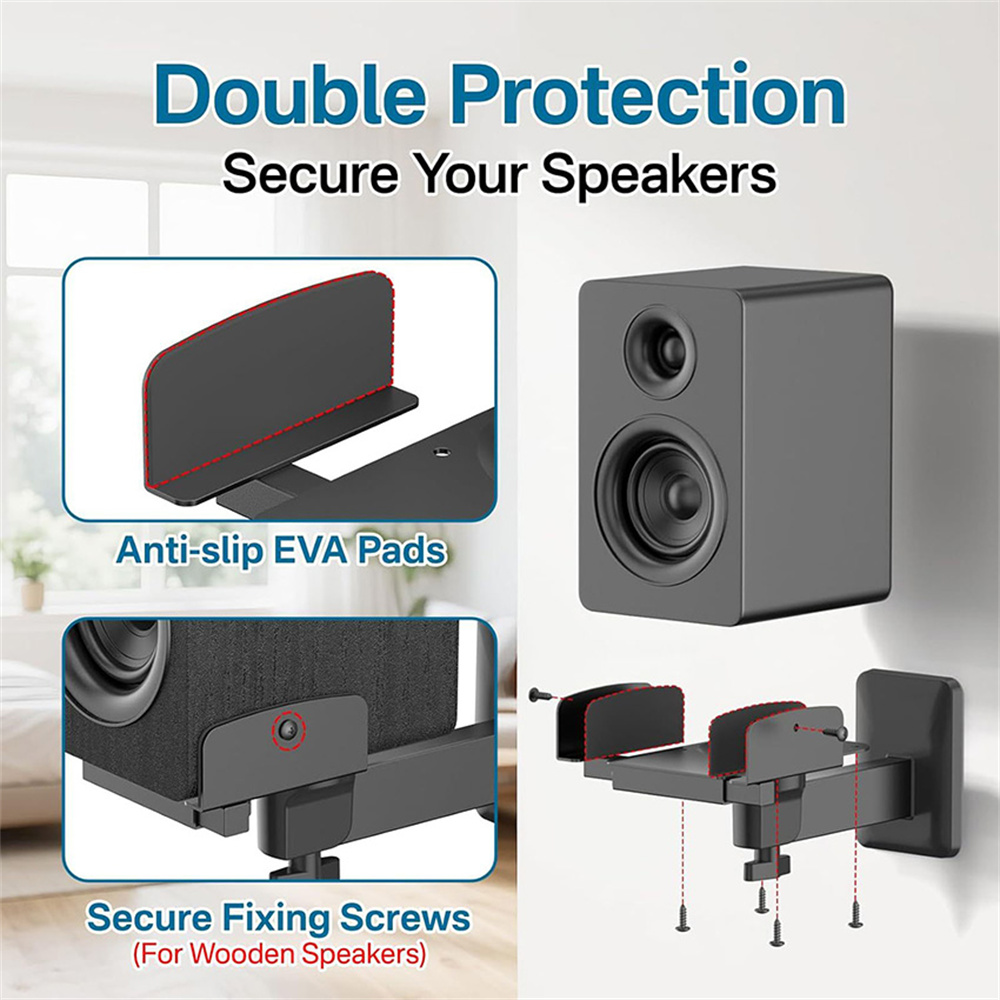 Double Clamp Speaker Wall Moun – Wall Mount Speaker recenzja i cena