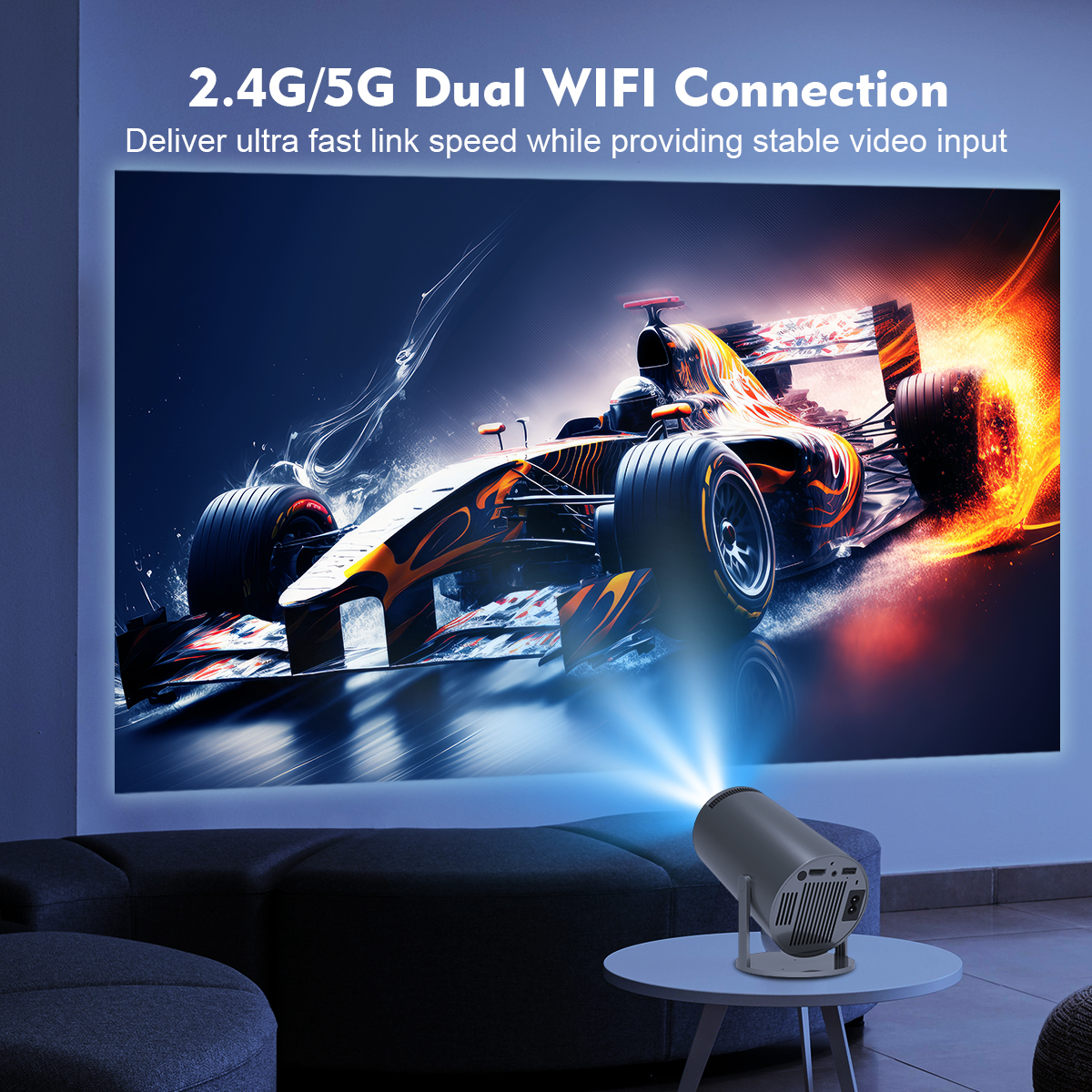 Magcubic Projector Android14 8 – Home Cinema Setup recenzja i cena