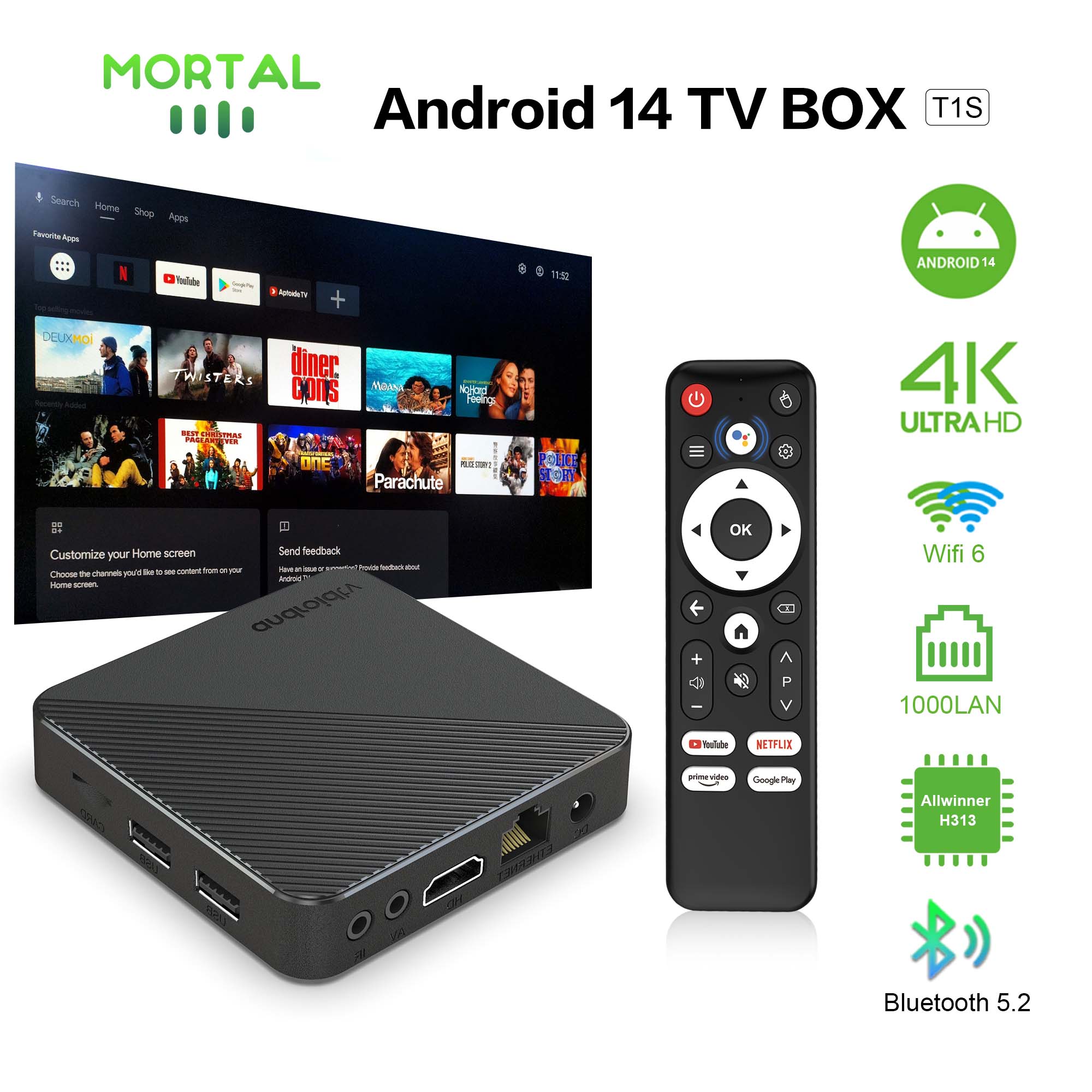 Android14 TV Box Smart Home th – Video Home Cinema recenzja i cena