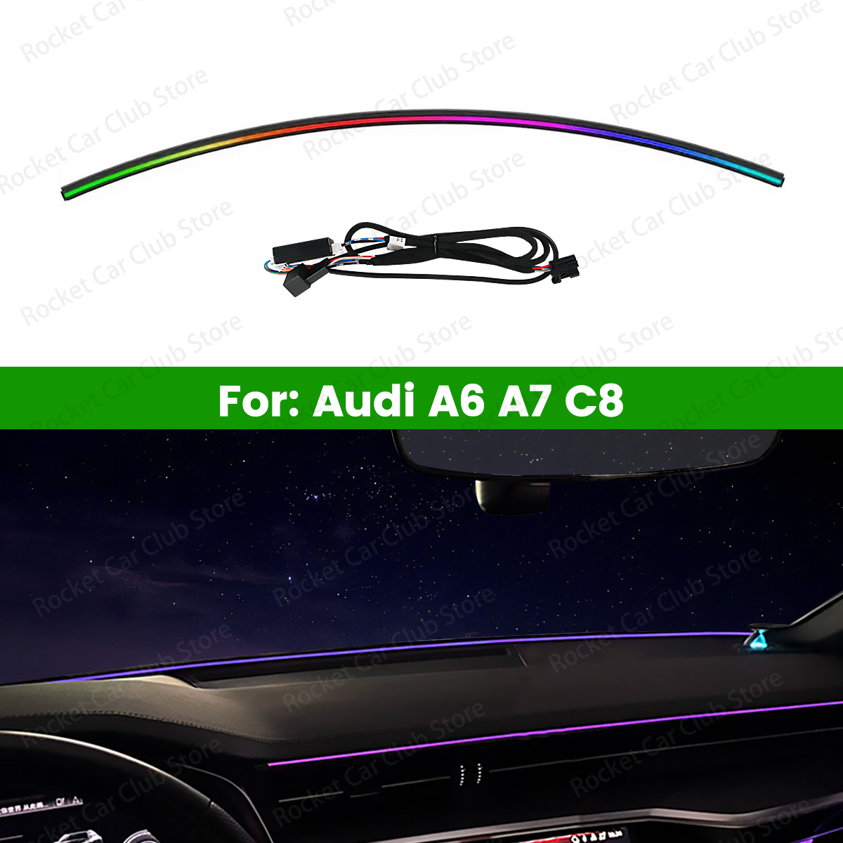 LED Ambient Strip Light 32 Col – Universal Remote Control recenzja i cena