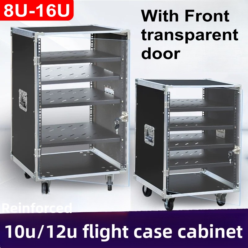 Front transparent door 8U - 16 – Home Cinema Amplifier recenzja i cena