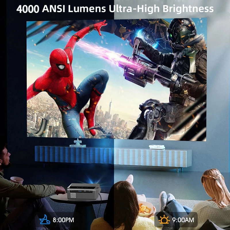 CAIWEI A10Q Projector 4K Full  – Video Home Cinema recenzja i cena
