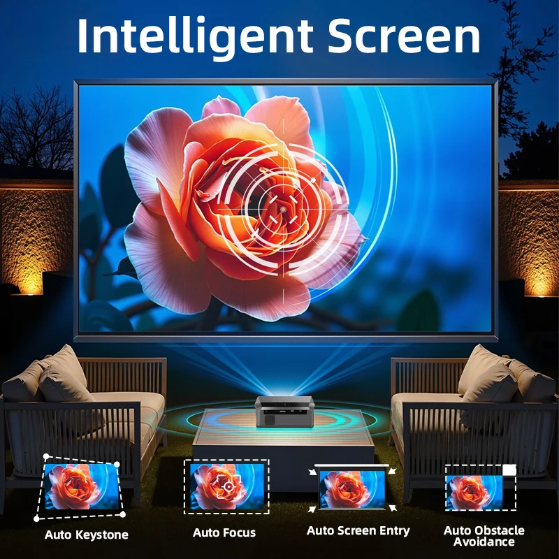 CAIWEI A10Q Projector 4K Full  – Video Home Cinema recenzja i cena