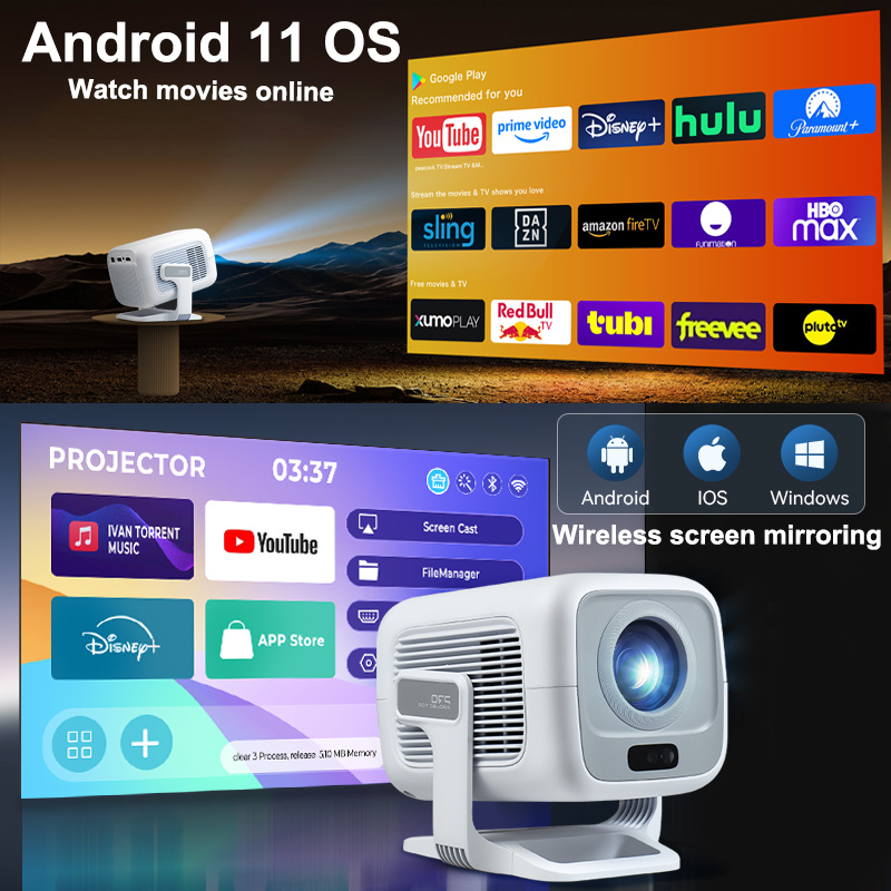 HUAWEISHI 4K Projector Android – Home Cinema Focal recenzja i cena